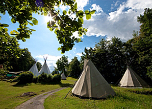 Romantic night in the tepee