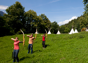 Nuit romantique dans le tipi