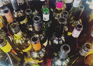 Atelier d'upcycling : transformez une bouteille de vin abandonnée en verre à boire
