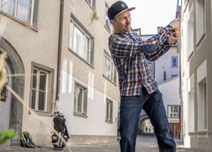 Urban golfing through Chur with Bündner menu