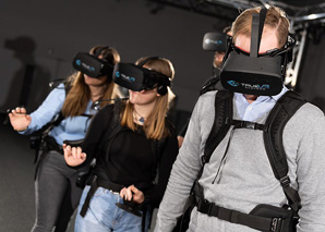 Virtual-Reality-Spielerlebnis für Teams