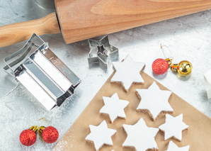 La cuisson des biscuits de Noël - l'événement de la boulangerie