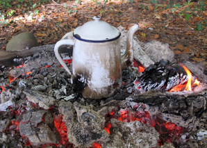 Feu et flamme - cuisiner dans la nature