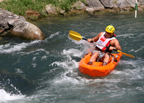 Wildwasser-Fun mit dem Kajak