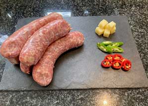 Winterliche Bratwurst herstellen