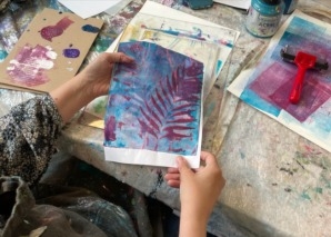 Teamworkshop zum Kunstdrucken
