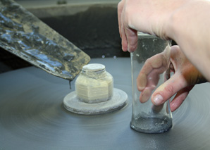 Atelier de recyclage du verre