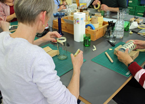 Atelier de recyclage du verre