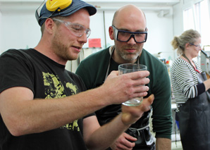 Atelier de recyclage du verre