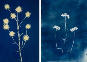 Kreativ-Workshop: Magische Bilder in Cyanblau