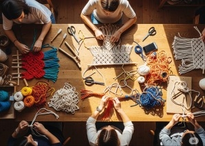DIY workshop: macramé hanging baskets