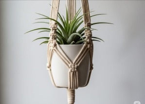 DIY workshop: macramé hanging baskets