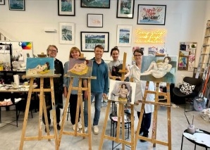Teamworkshop zum Malen und Zeichnen