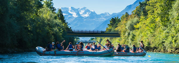 Descente sur l'Aare de Thoune à Berne