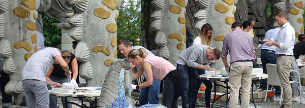 Steinbildhauer-Workshop mit Ytong