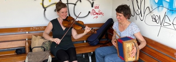 Duo SANDRA – Volksmusik mit historischen Instrumenten