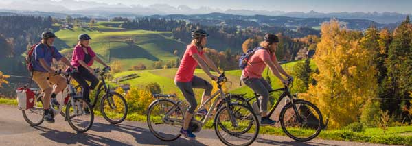 Tour en e-bike dans l'Emmental