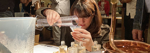 Distillation de gin - Atelier