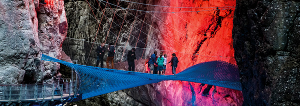 Excursion dans les gorges de l'Oberland Bernoise