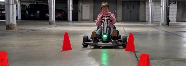 Mobile go-karts for company premises
