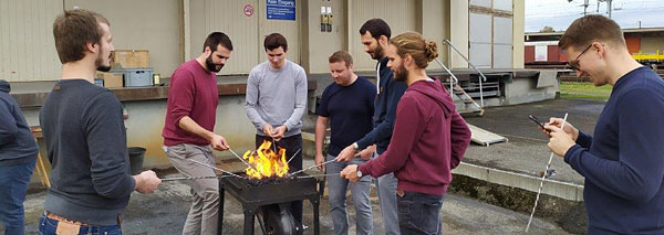 Barbecue skewer forging whole Switzerland