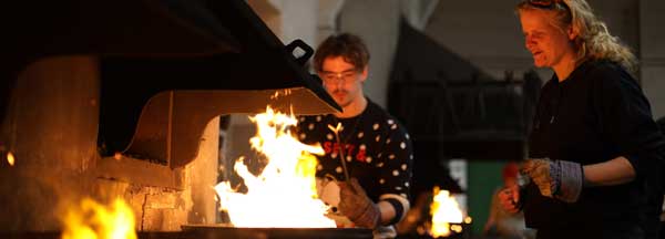 Forging barbecue skewers with barbecue fun in Bern