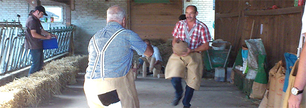 Urchiger Grossgruppen-Event auf dem Bauernhof