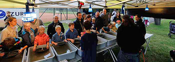 Indoor gold panning