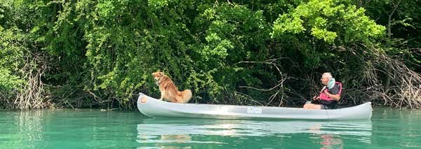 Hiking and canoeing on the Lac de Joux