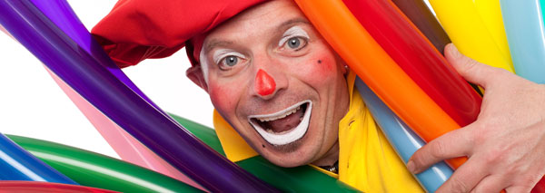 Balloon artist Sascha, the clown for (small and big) children