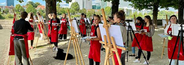 Open-Air Art Affair pour les équipes