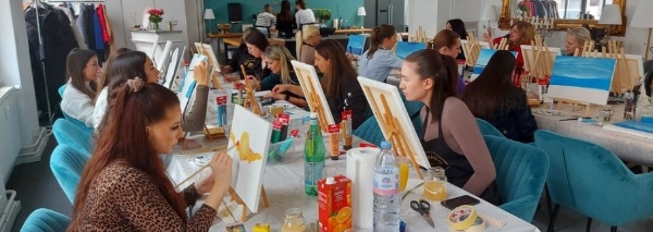 Workshop «Paint und Apéro» in Basel