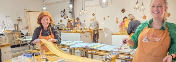 Atelier de pâtes pour les équipes
