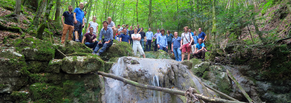 Expedition through a gorge