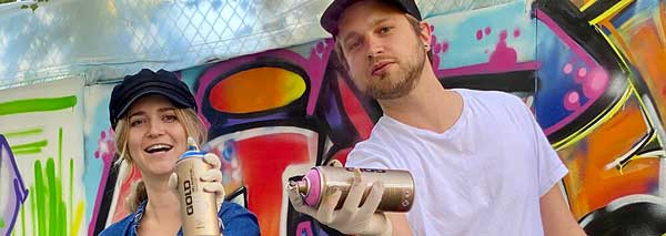 Sprayen im Team – das Graffiti-Erlebnis