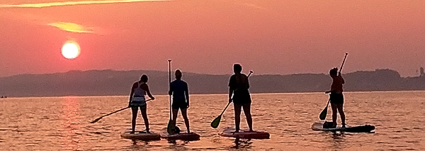 Stand Up Paddling at Lake Biel