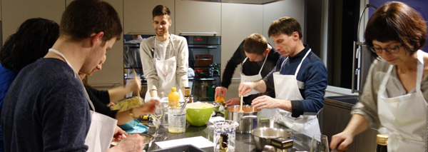 Cuisiner en équipe un menu raffiné