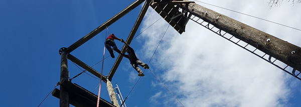 X-Trail - Teamübungen in luftiger Höhe