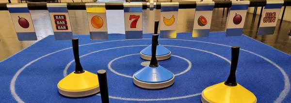 Mobiles Bingo-Curling für Teams