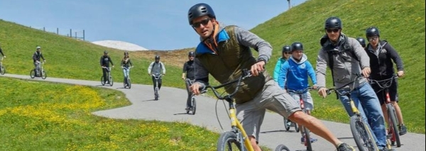 Randonnée et tour en trottinette à Adelboden