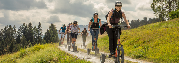 Bikeboarding in Chur