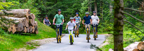 Descente amusante dans le Funpark du Jura