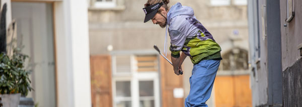 Urban golfing through Chur with Bündner menu