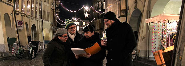 Lustiges Weihnachtsquiz durch die Berner Altstadt