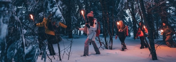 Winterwald-Erlebnisse für Teams