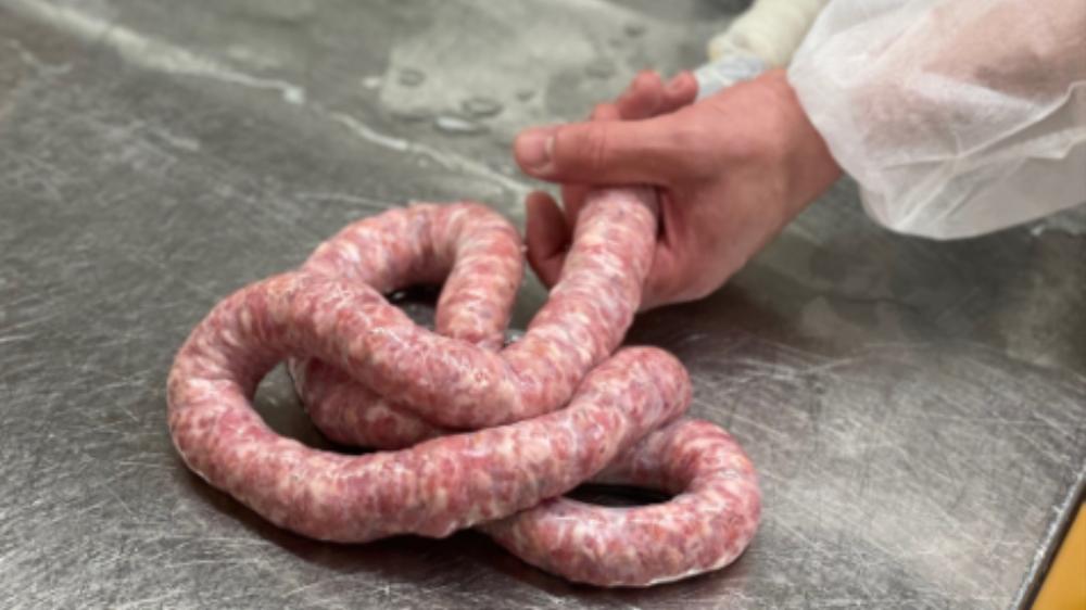 Séminaire sur la saucisse dans une boucherie près de Bâle