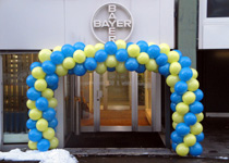 Création de décoration de ballons pour la fête de l'entreprise