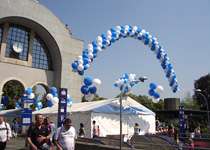 Création de décoration de ballons pour la fête de l'entreprise