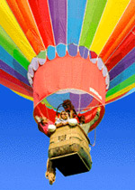 Hot air balloon trip