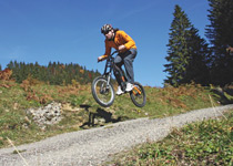 Downhill mit dem Trottibike